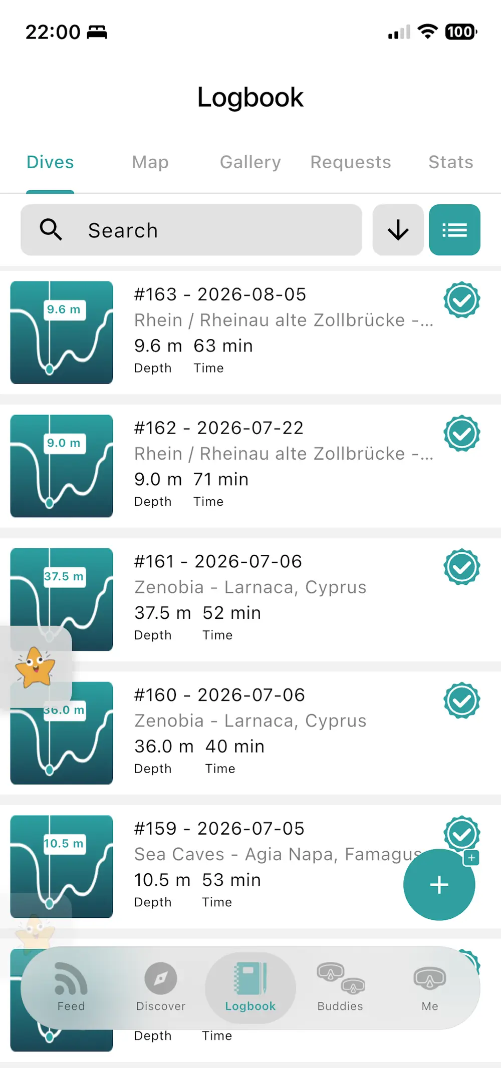 Your logbook, everywhere — Blue Trails app