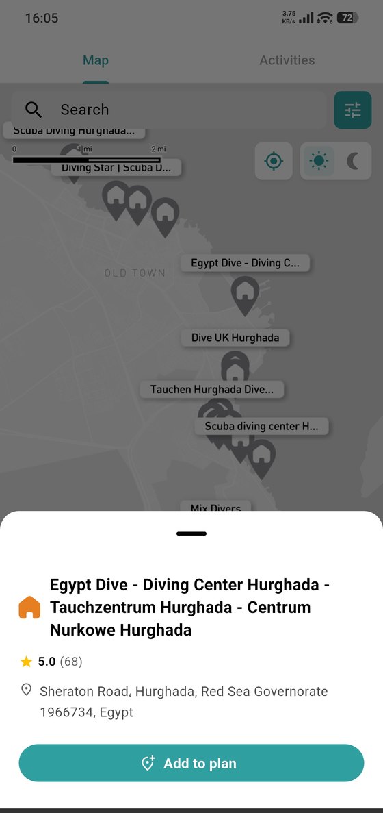 A dive center