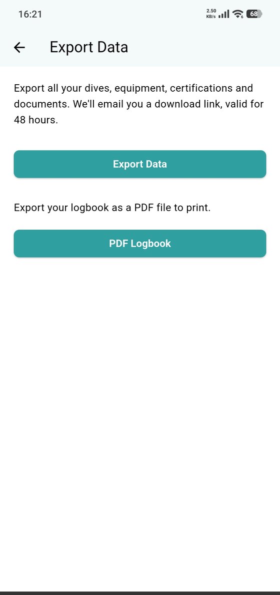 Export data